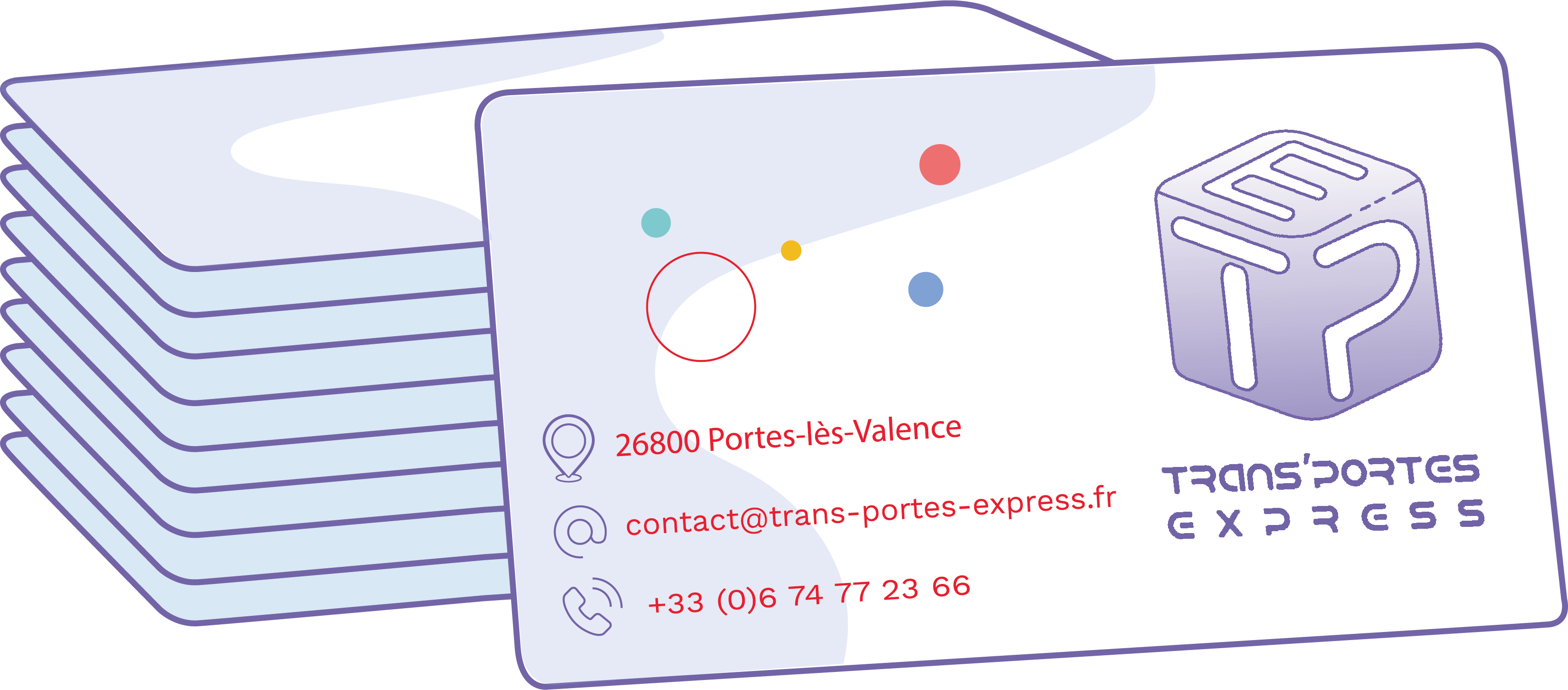 Carte de visite Trans'Portes Express